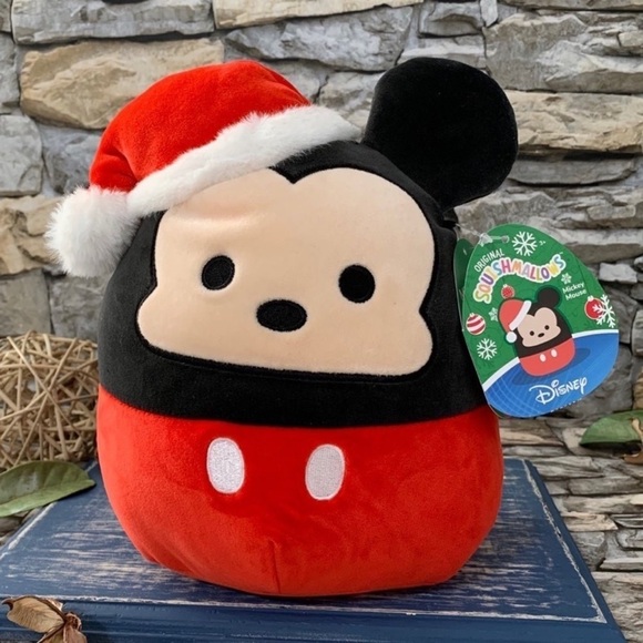 NWT Pair Squishmallows Mickey Minnie Mouse Disney Christmas Holiday Plushies Toy - Picture 2 of 3